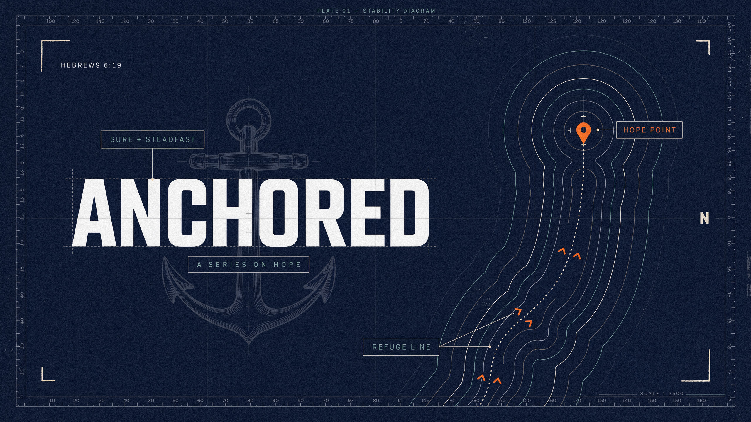 Technical Schematic sermon series graphics style example