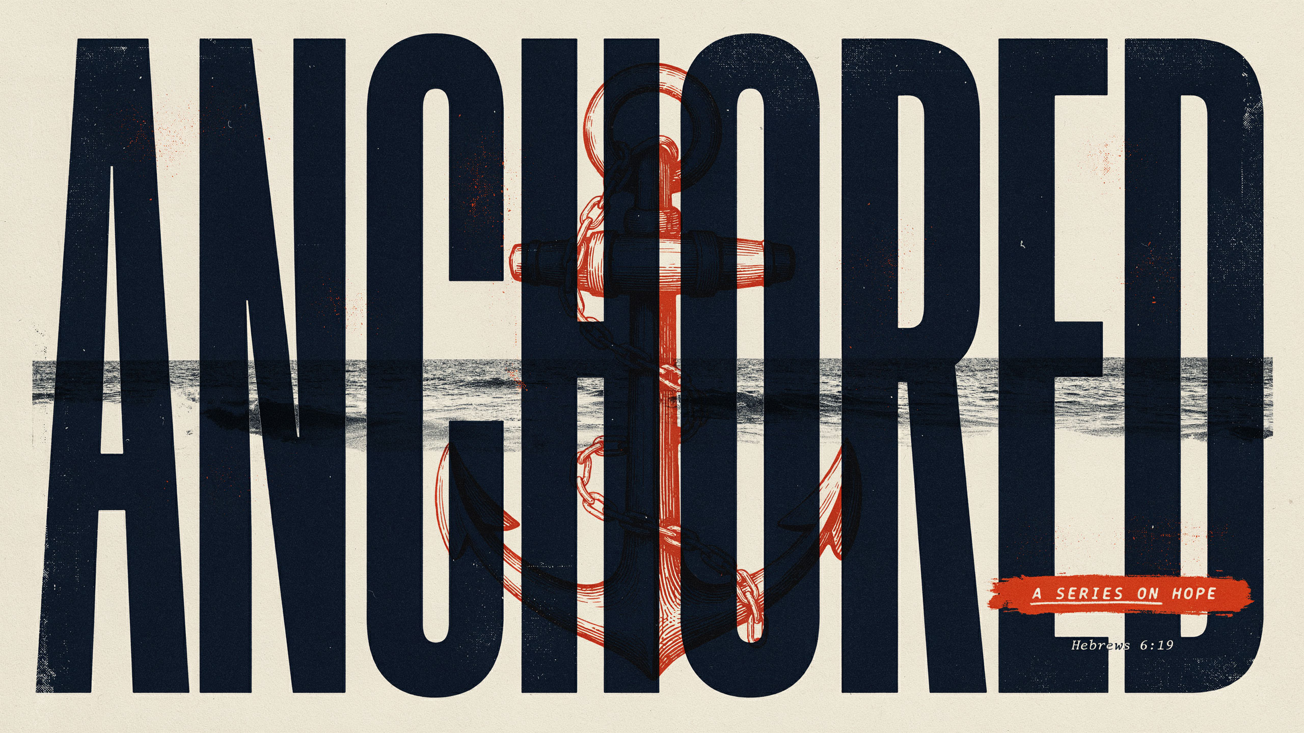 Typographic Giant sermon series graphics style example