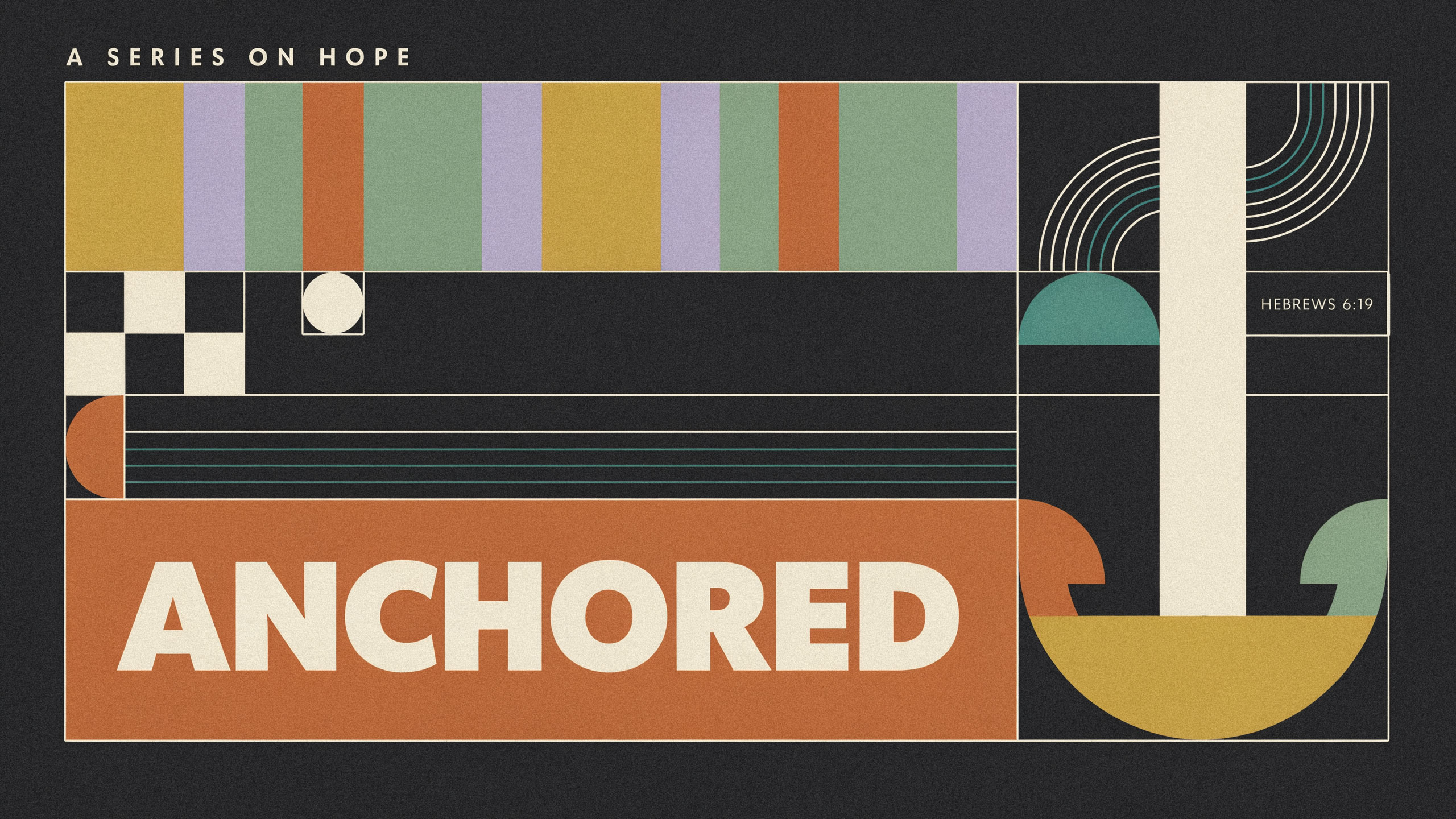 Bauhaus Block sermon series graphics style example